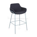 Black frame imported ash wood bar stool